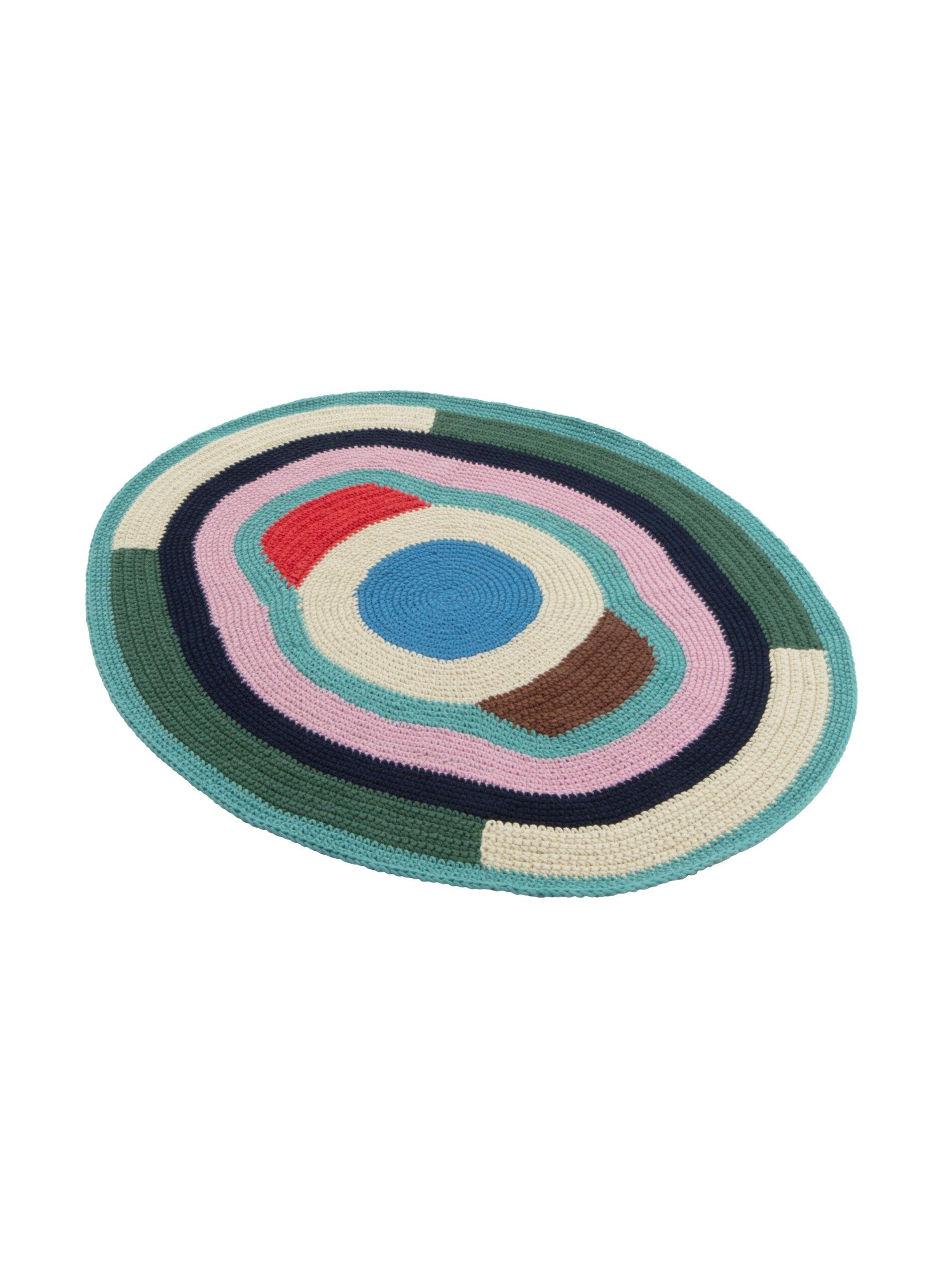 cc-tapis LOOPY OVAL handmade rug by Clara von Zweigbergk In New Condition For Sale In Brooklyn, NY