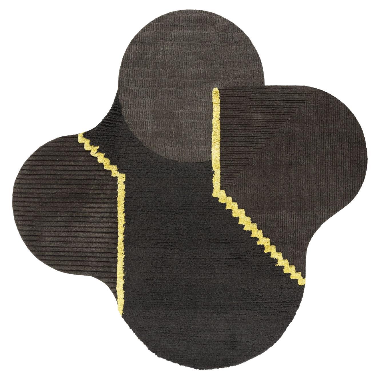 cc-tapis Lunar Addiction Square Green Rug by Studiopepe