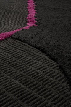 cc-tapis Lunar Addiction Square Pink Handmade Rug by Studiopepe
