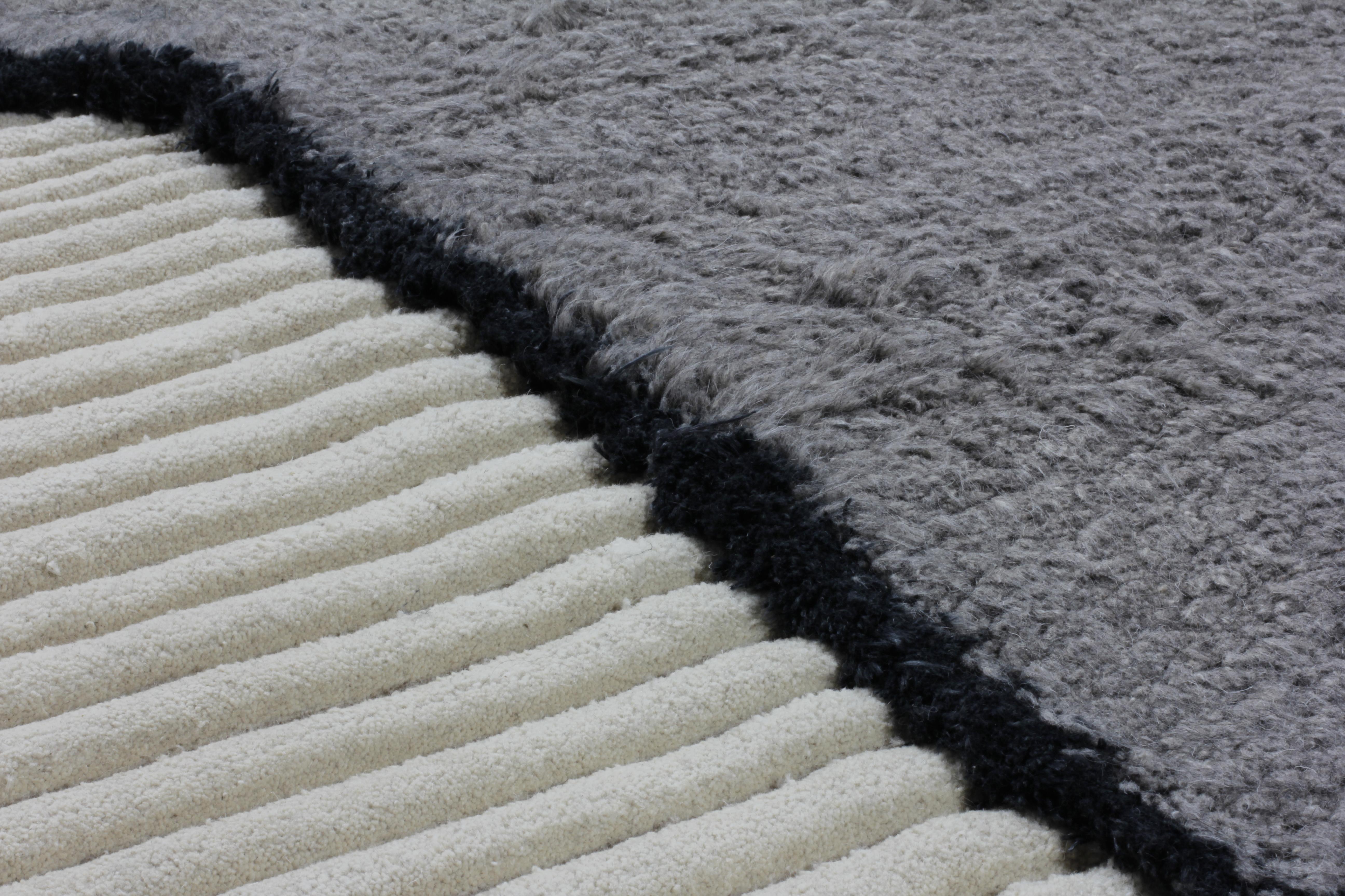 Modern cc-tapis Lunar Addiction Square Undyed Rug by Studiopepe - showroom sample For Sale
