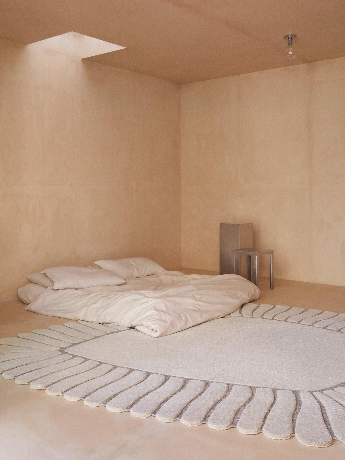 cc-tapis M'AMA NON M'AMA Large tappeto fatto a mano in Frost / Blue di Patricia Urquiola in vendita 6