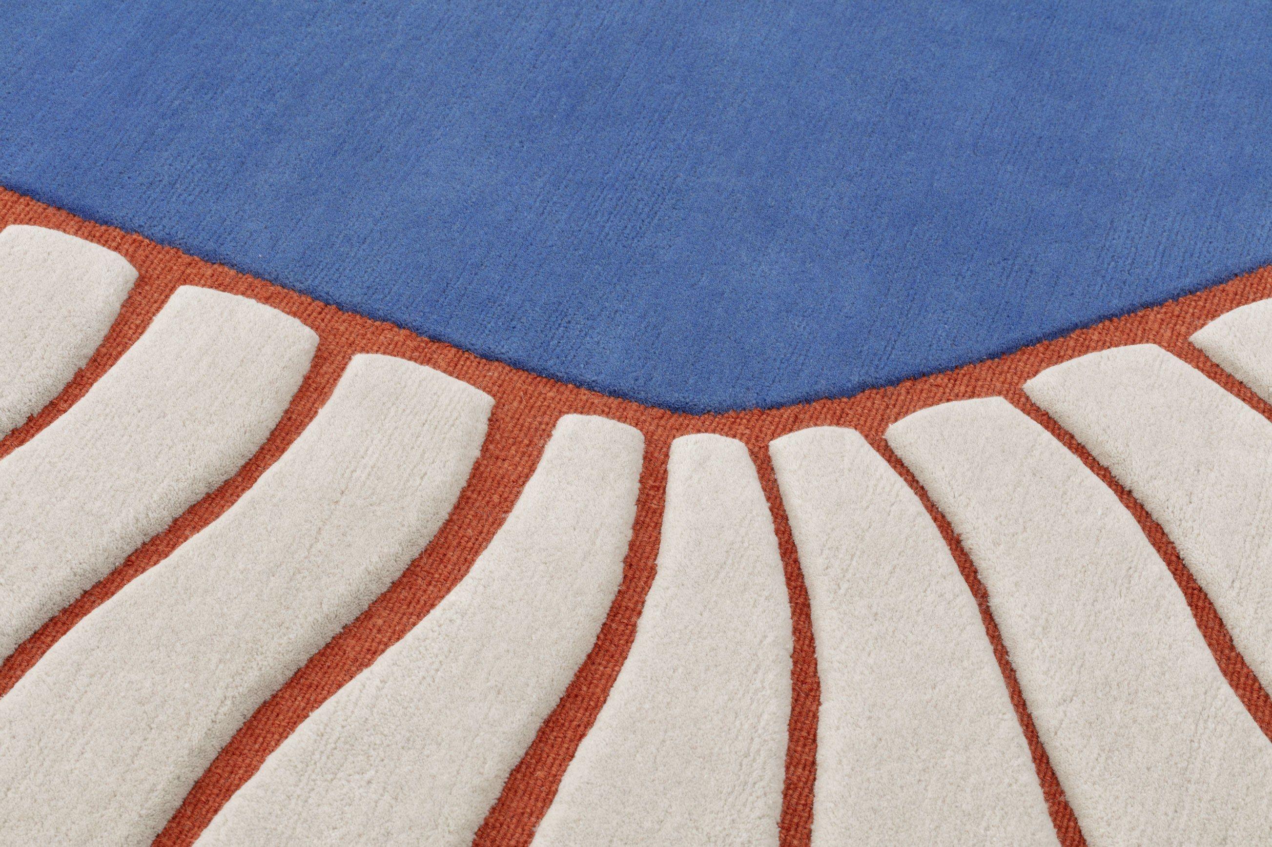 Nepalese cc-tapis M'AMA NON M'AMA Large tappeto fatto a mano in Frost / Blue di Patricia Urquiola in vendita