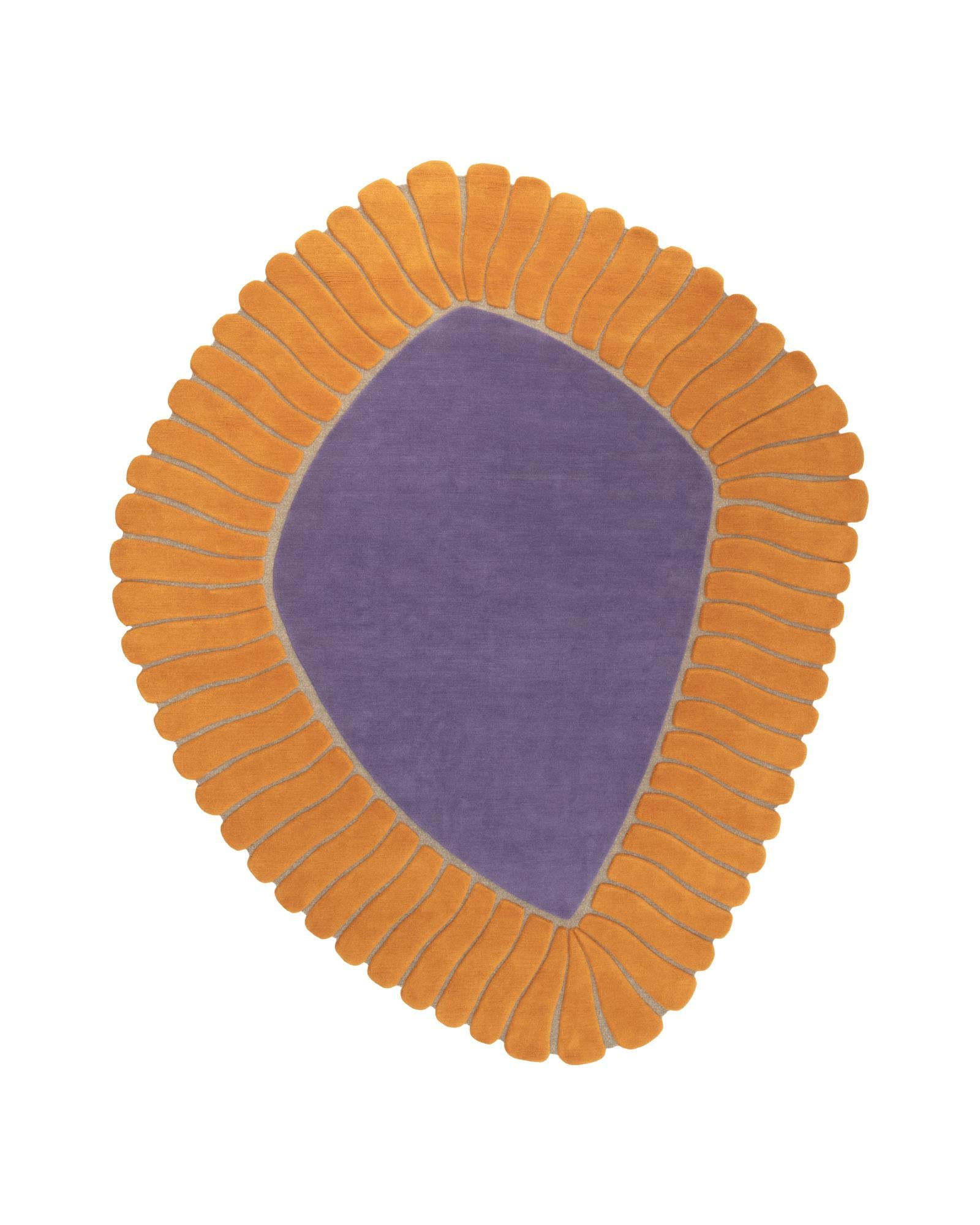 XXI secolo e contemporaneo cc-tapis M'AMA NON M'AMA Large tappeto fatto a mano in Frost / Blue di Patricia Urquiola in vendita