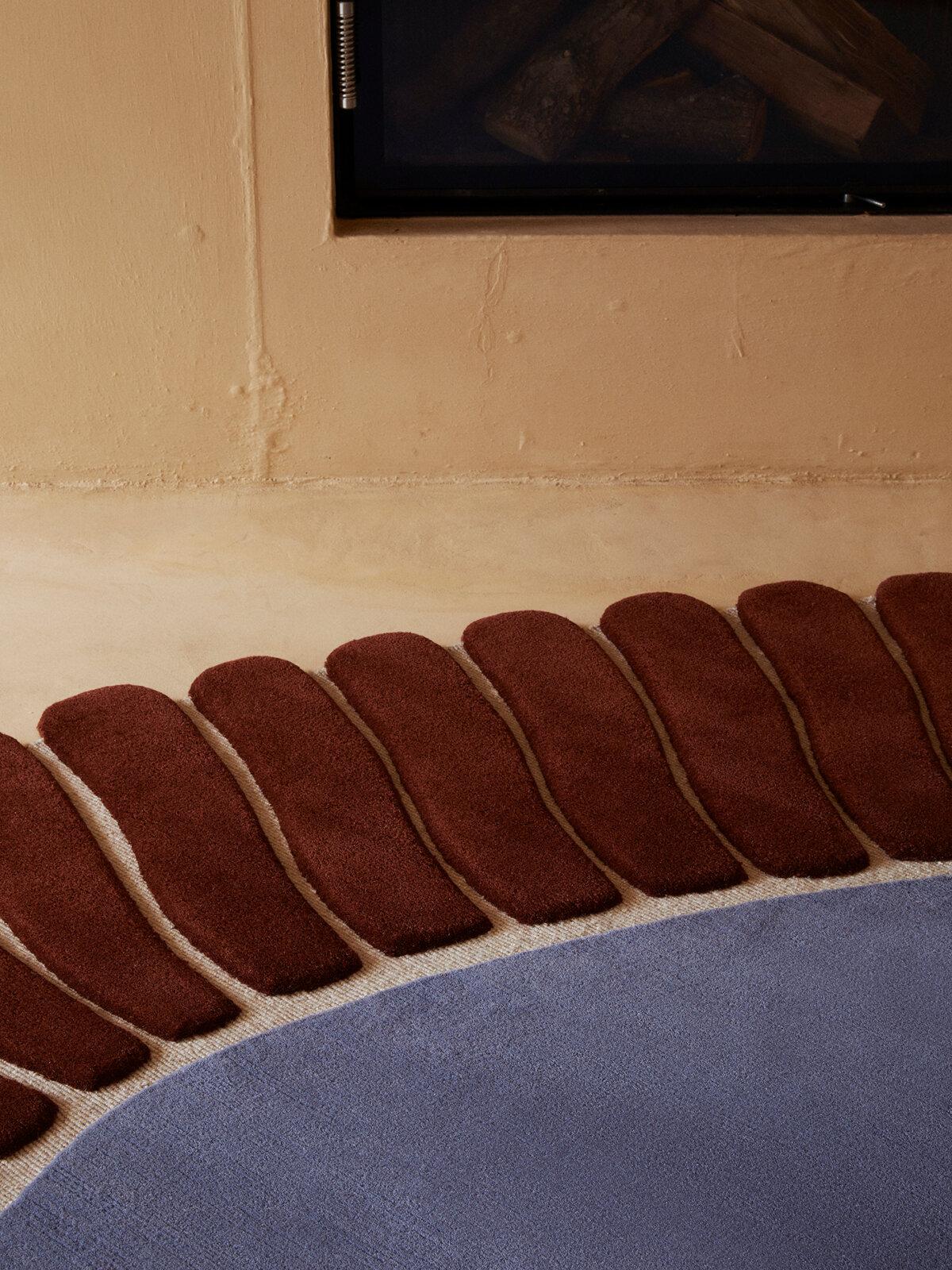 cc-tapis M'AMA NON M'AMA Large tappeto fatto a mano in Frost / Blue di Patricia Urquiola in vendita 2