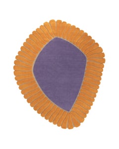 cc-tapis M’AMA NON M’AMA Large handmade rug in Orange by Patricia Urquiola