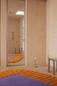 cc-tapis M'AMA NON M'AMA Medium handgefertigter Teppich in Orange von Patricia Urquiola