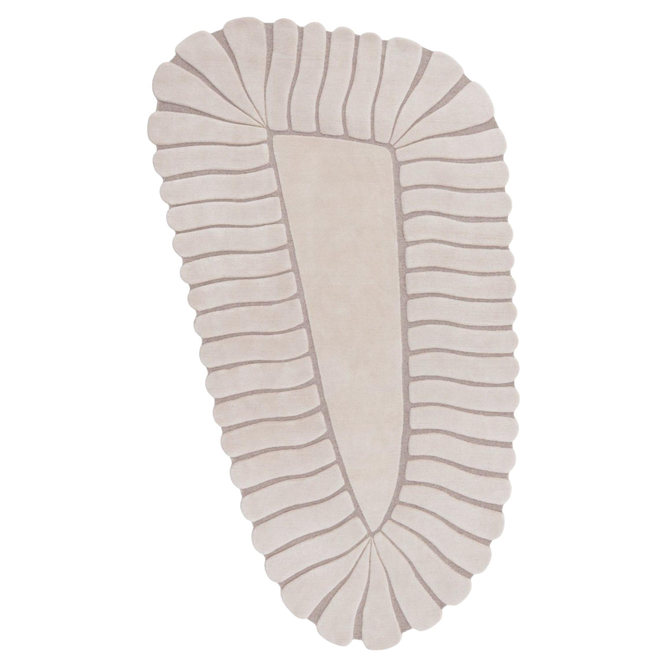 cc-tapis M’AMA NON M’AMA Small handmade rug in Undyed by Patricia Urquiola For Sale