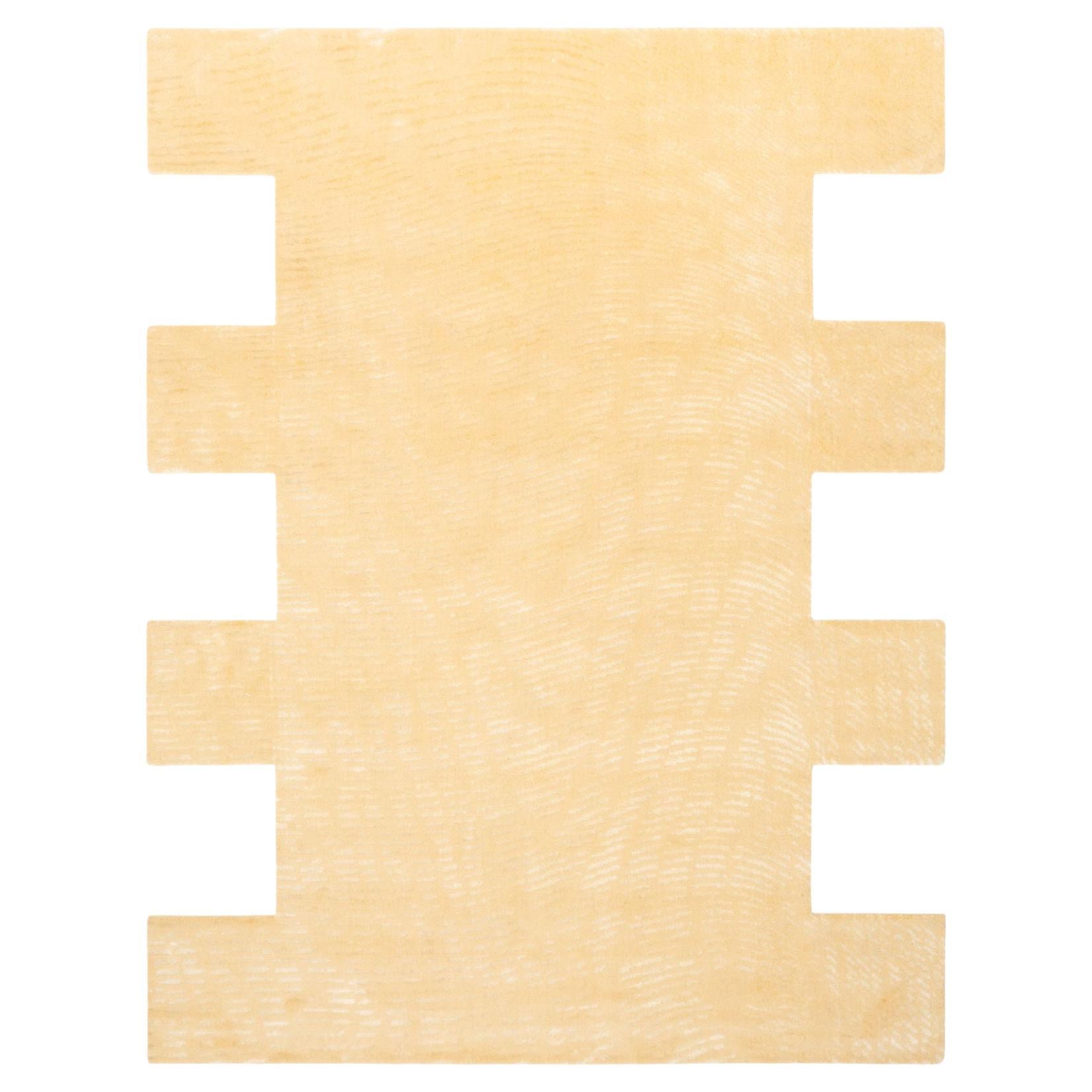 cc-tapis Moire' Collection Quadratic Cream by Objects of Common Interest For Sale