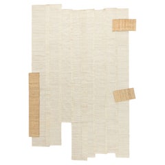 cc-tapis Monograph Grande tappeto fatto a mano in Nature White di Destroyers Builders