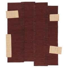 cc-tapis Monograph Medium, tappeto fatto a mano in borgogna di Destroyers Builders