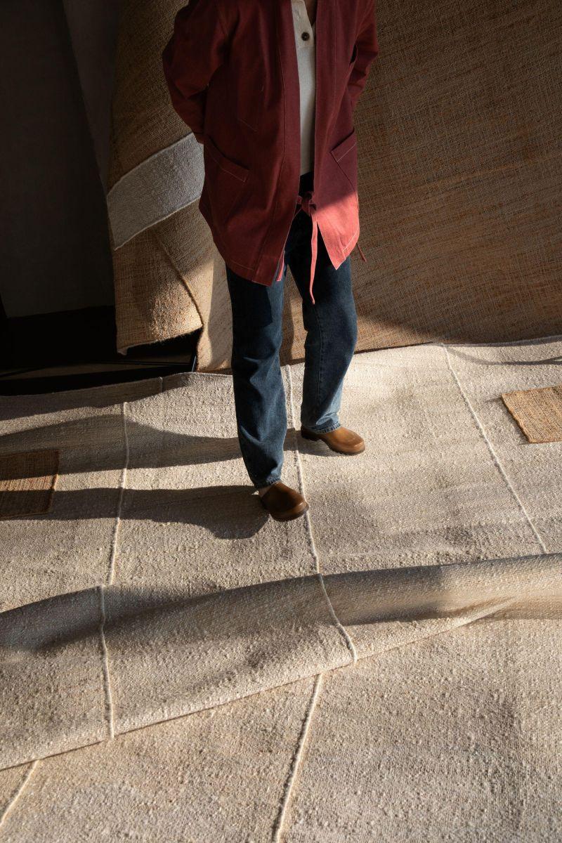 XXI secolo e contemporaneo cc-tapis Monograph Medium tappeto fatto a mano in Nature di Destroyers Builders in vendita