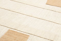 cc-tapis Monograph Medium handmade rug in Natural white by Destroyers Builders