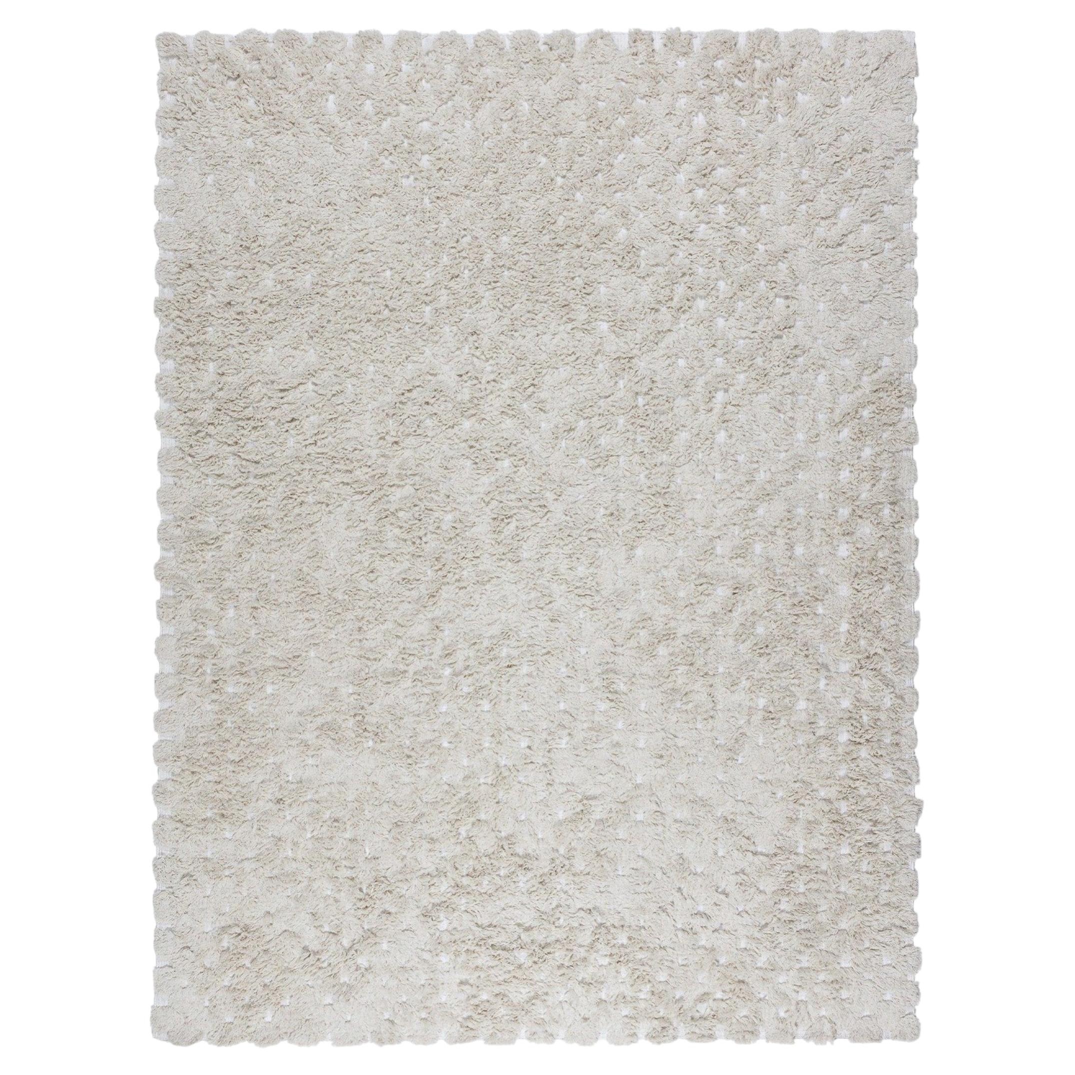 cc-tapis Moroccan loom Yeti Handmade Rug in Himalayan wool For Sale