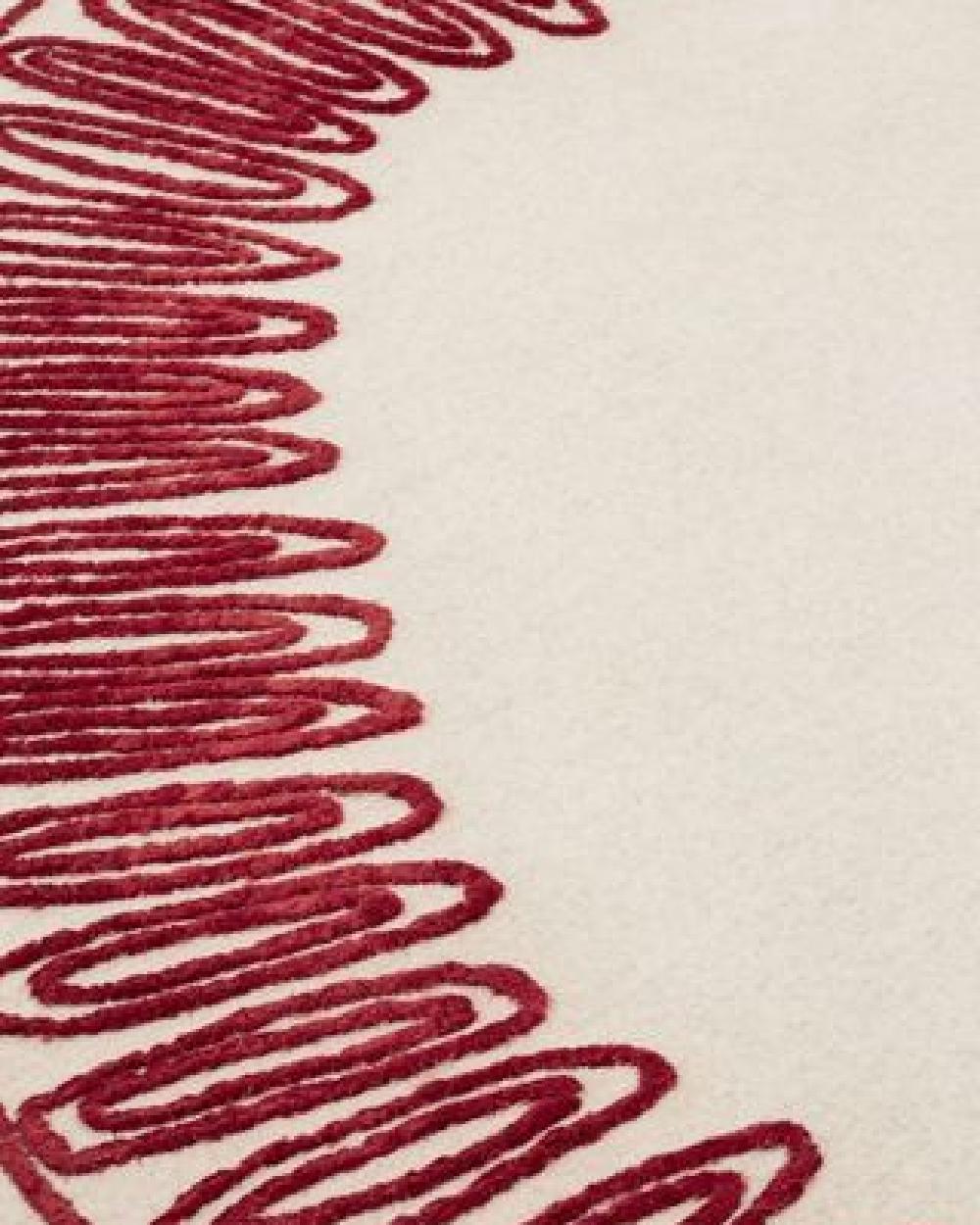 Népalais cc-tapis NAÏF CROWN tapis fait main en laine de l'Himalaya par David/Nicolas - EN STOCK en vente