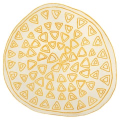 cc-tapis NAÏF TRIANGLES Handgefertigter Teppich aus Wolle von David/Nicolas