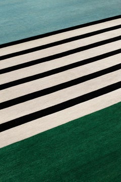 cc-tapis Noir Gris Les Arcs Collection by Charlotte Perriand