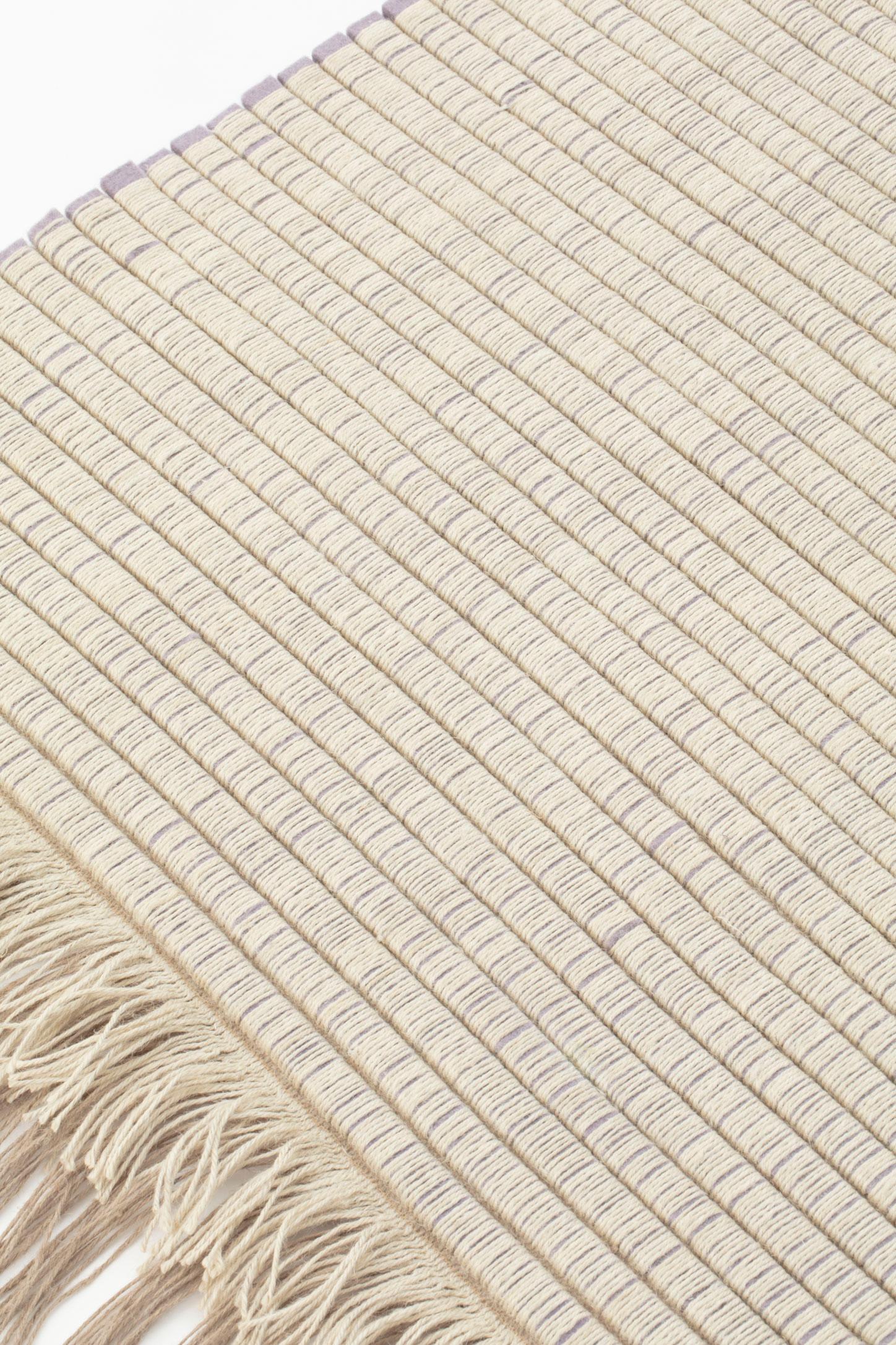 Contemporary cc-tapis OMOTE FUYU RUNNER handmade rug by Mae Engelgeer For Sale