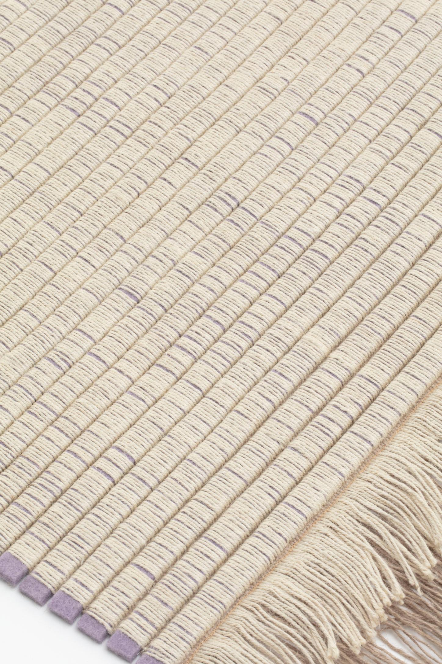 Jute cc-tapis OMOTE FUYU RUNNER handmade rug by Mae Engelgeer For Sale