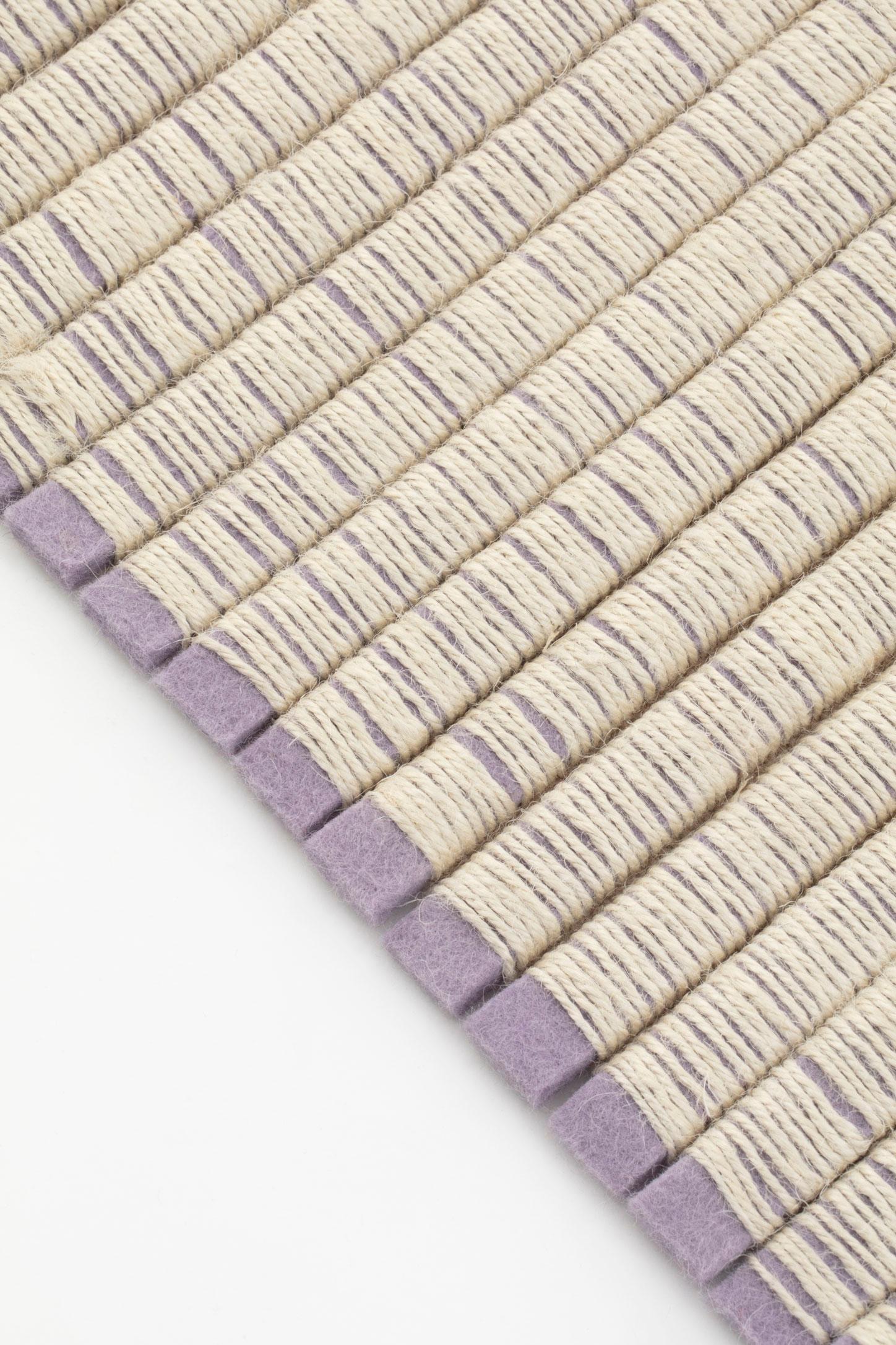 cc-tapis OMOTE FUYU RUNNER handmade rug by Mae Engelgeer For Sale 1