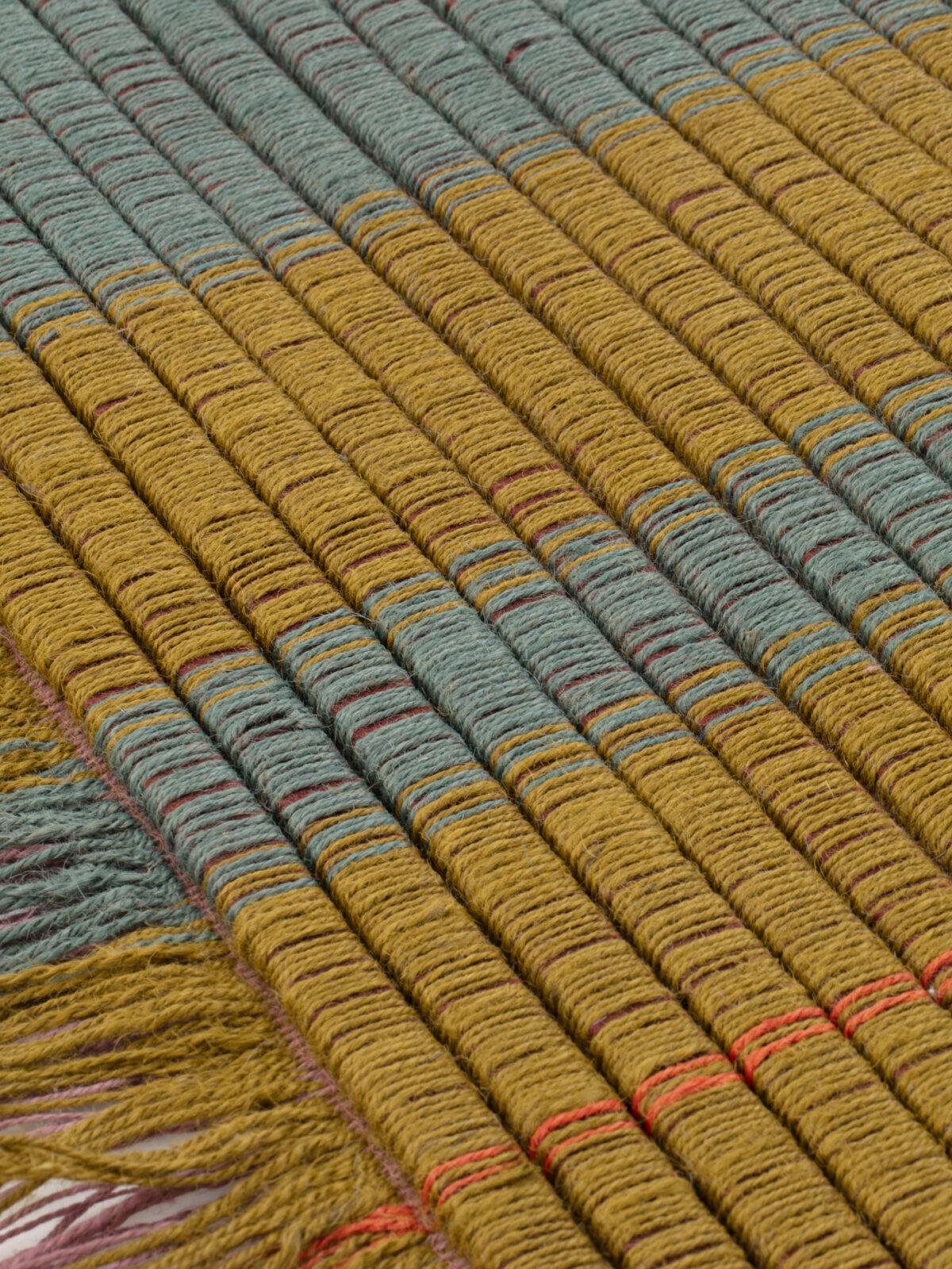 Omote is a collection of rugs designed by designer Mae Engelgeer for the CC-Tapis brand. The Omote rug collection is made of jute and felted wool made by hand loom.

One of the distinctive elements of the Omote collection are the bangs on the short