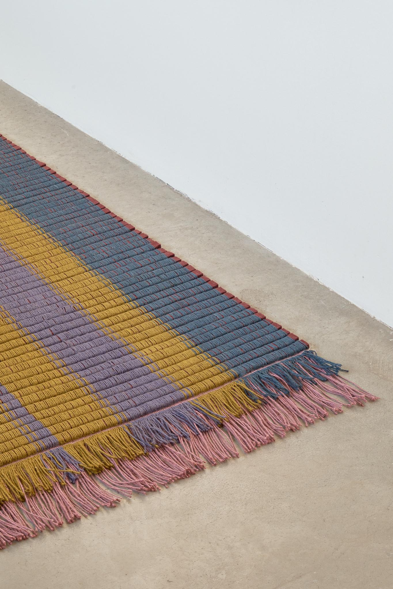 Indian cc-tapis OMOTE HARU handmade rug by Mae Engelgeer For Sale