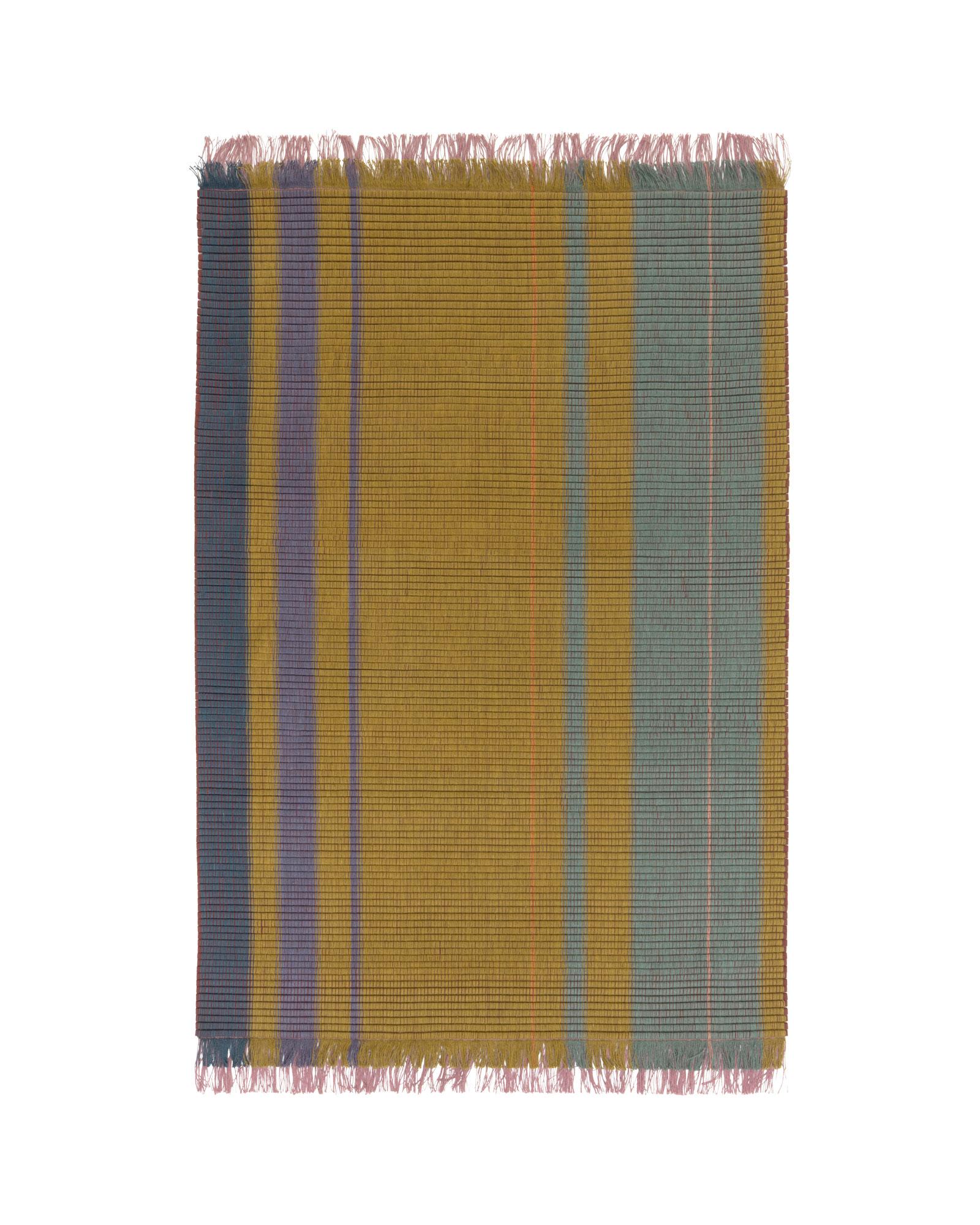 Wool cc-tapis OMOTE HAKI handmade rug by Mae Engelgeer For Sale