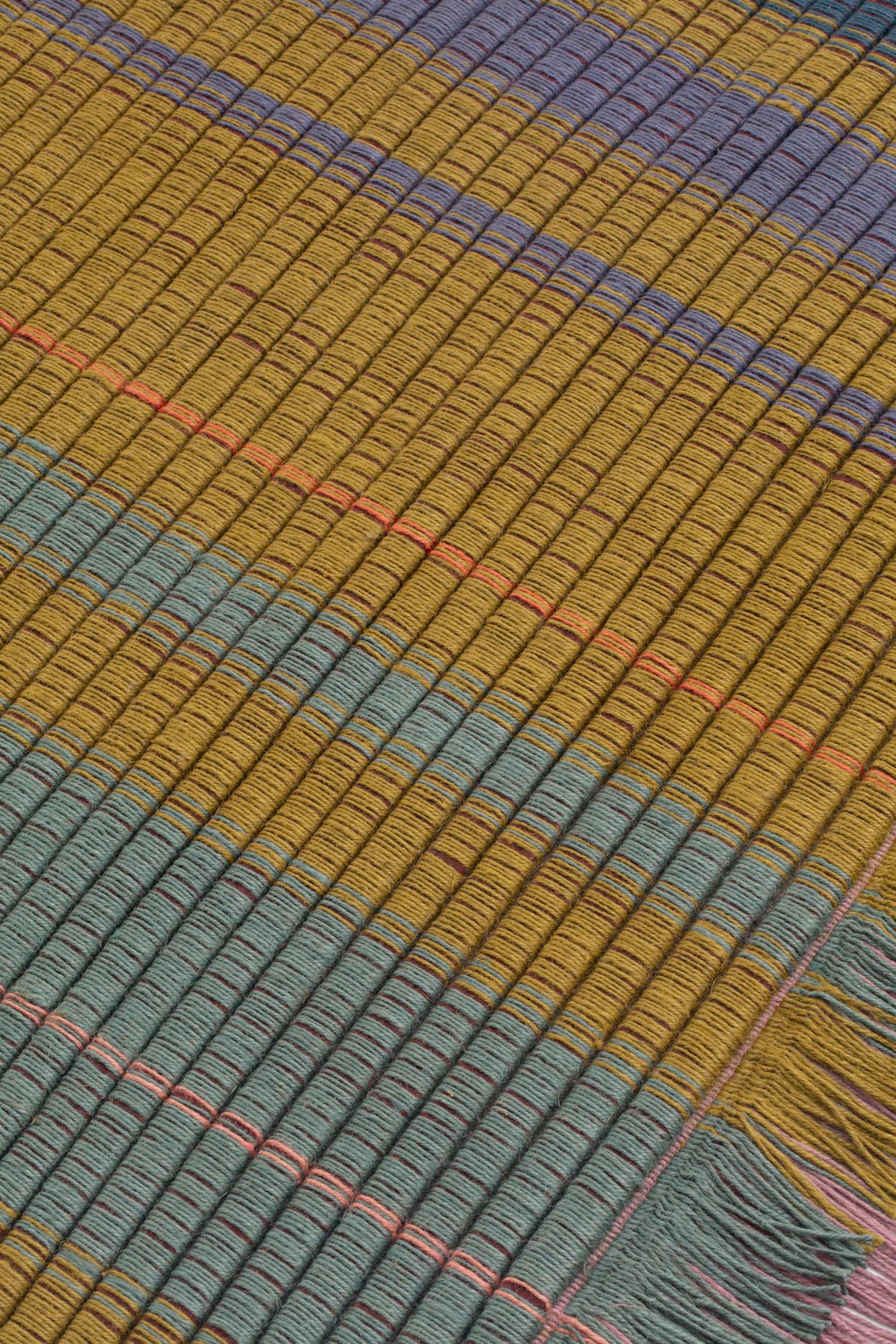 Wool cc-tapis OMOTE HARU handmade rug by Mae Engelgeer For Sale