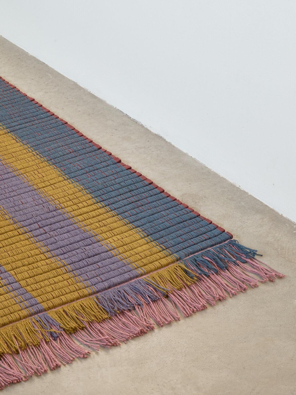 Hand-Woven cc-tapis OMOTE HARU RUNNER handmade rug by Mae Engelgeer For Sale
