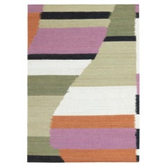 cc-tapis ONDA ONDA AGUA handmade rug by Charles-Antoine Chappuis