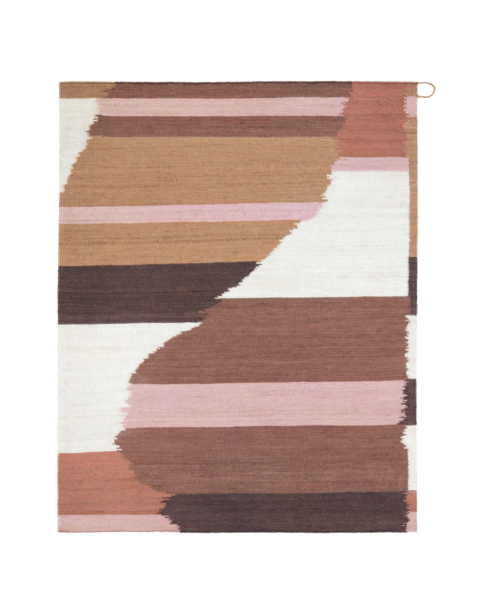 cc-tapis ONDA ONDA AREIA  handmade rug by Charles-Antoine Chappuis For Sale 1