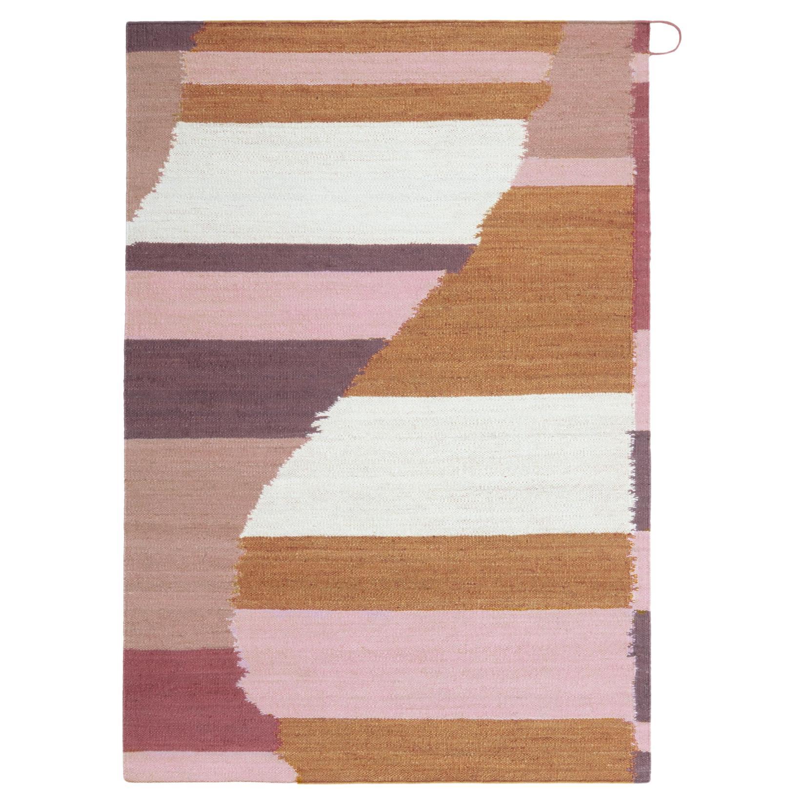 cc-tapis ONDA ONDA SIESTA  handmade rug by Charles-Antoine Chappuis For Sale