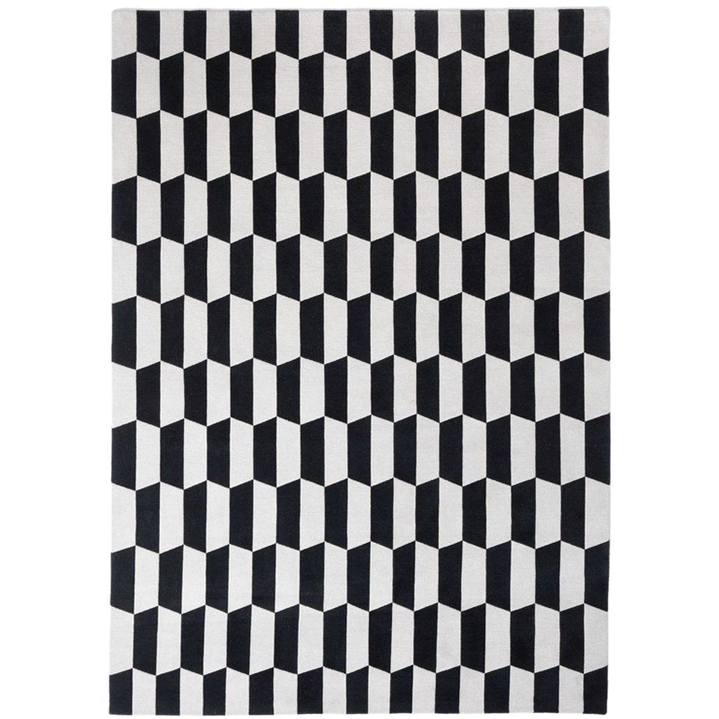 CC Tapis P.A.N.E. Black and White Pattern Rug