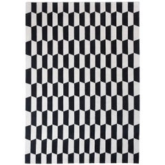CC Tapis P.A.N.E. Black and White Pattern Rug