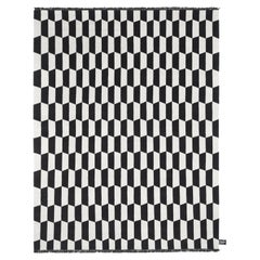 cc-tapis p.a.n.e  Black and White Pattern Rug  - IN STOCK