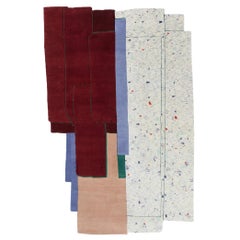 Tappeto Gesture cc-tapis Patcha Standard Handmade Rug in Burgandy di Patricia Urquiola