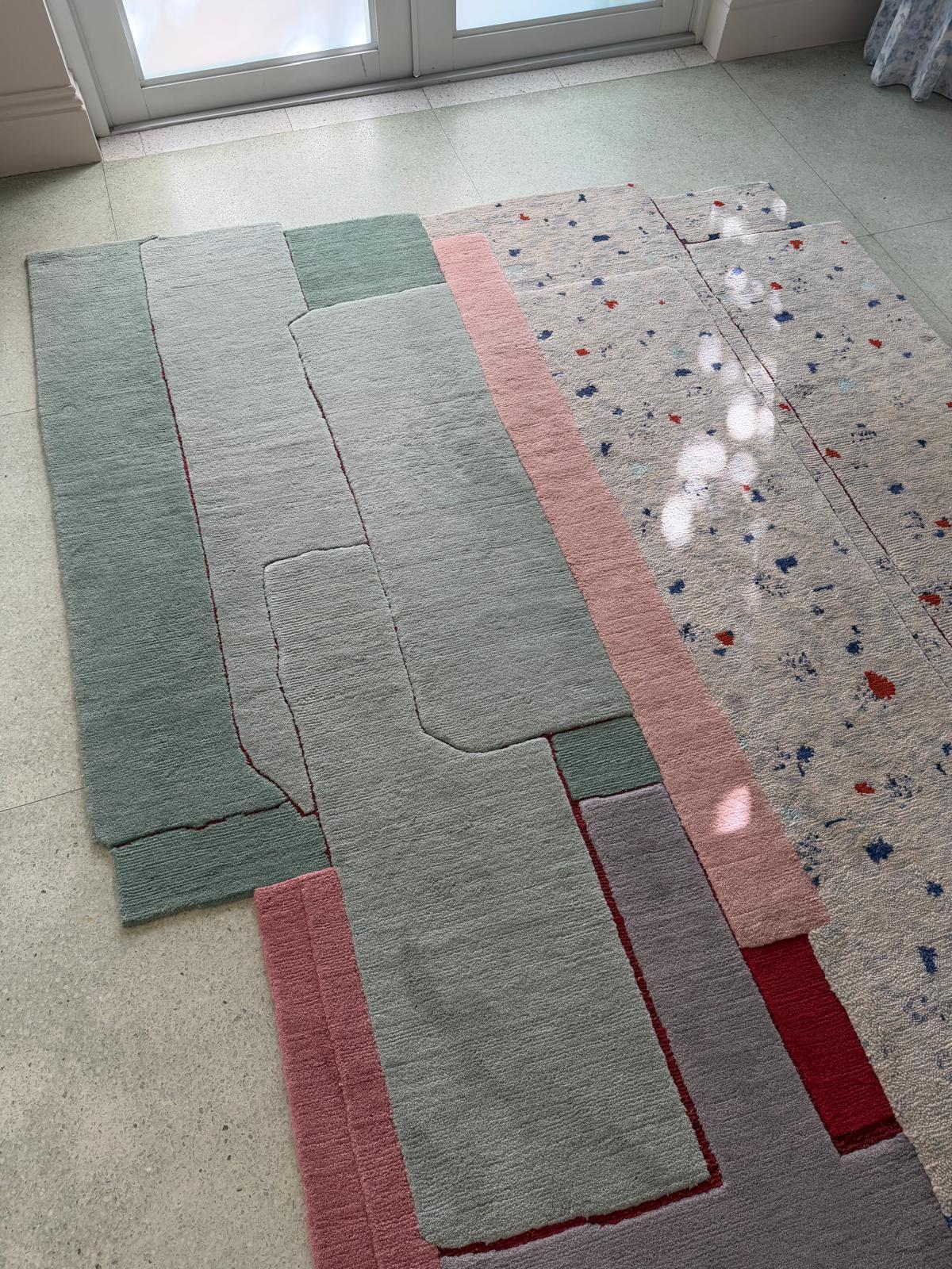 cc-tapis Alfombra Patcha Standard Mint de Patricia Urquiola en STOCK en venta 3