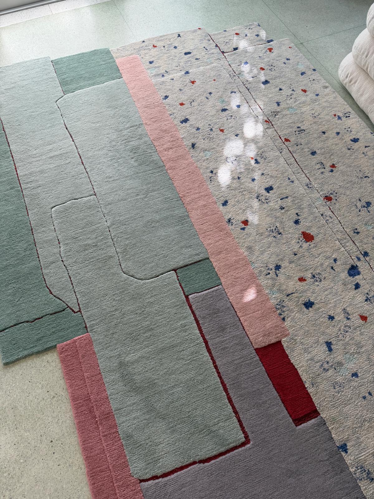 cc-tapis Alfombra Patcha Standard Mint de Patricia Urquiola en STOCK en venta 4