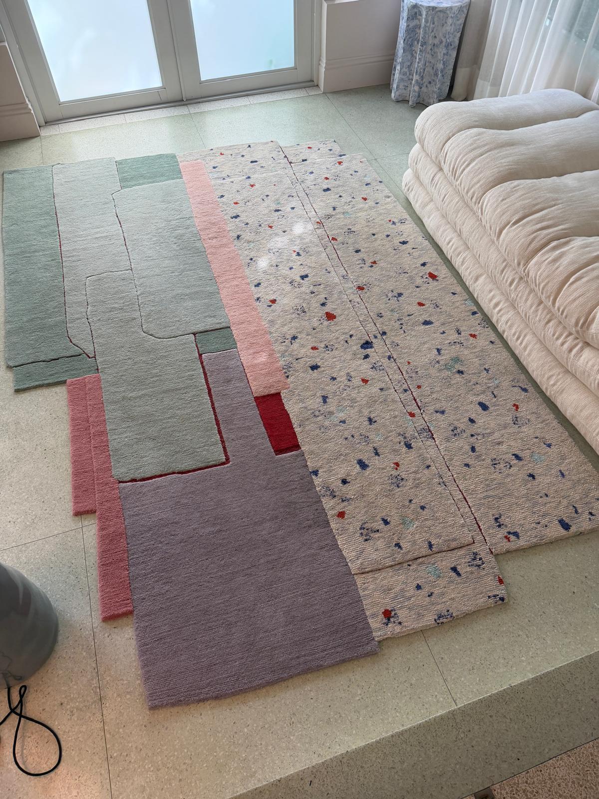 cc-tapis Alfombra Patcha Standard Mint de Patricia Urquiola en STOCK en venta 6