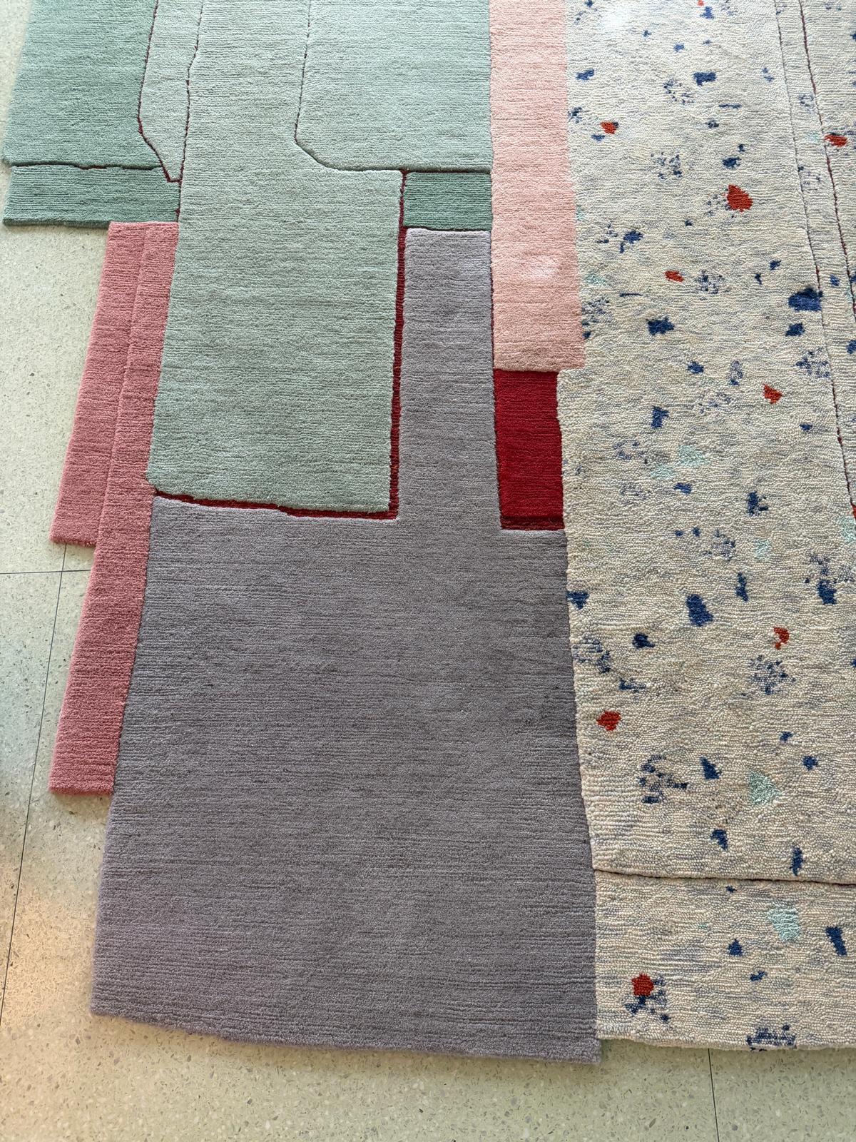 cc-tapis Alfombra Patcha Standard Mint de Patricia Urquiola en STOCK en venta 7