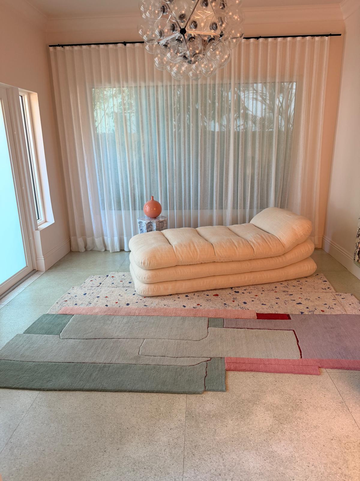 cc-tapis Alfombra Patcha Standard Mint de Patricia Urquiola en STOCK en Bueno estado para la venta en New York, NY