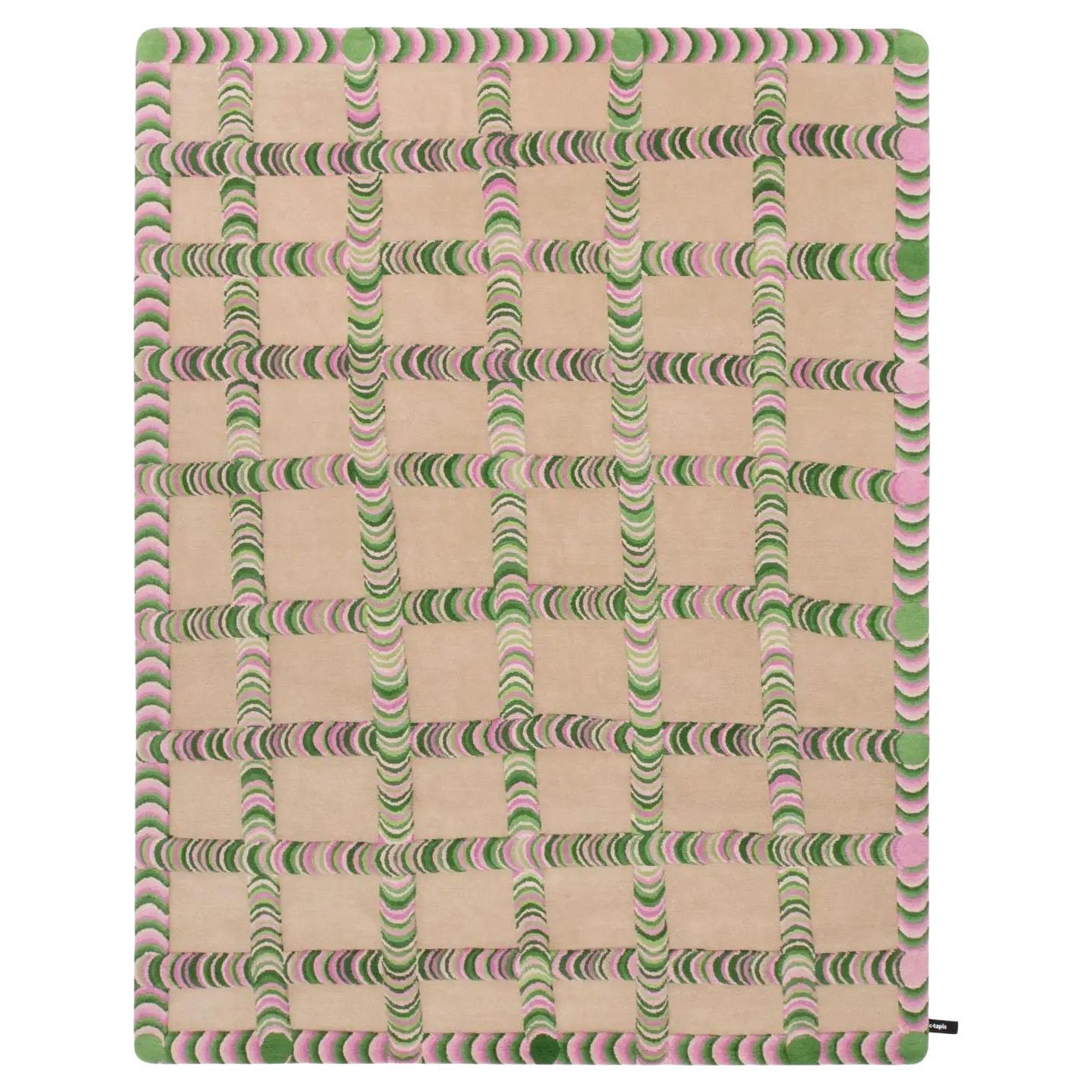 cc-tapis Alfombra Pipeline Verde Diseñada por Patricia Urquiola en STOCK