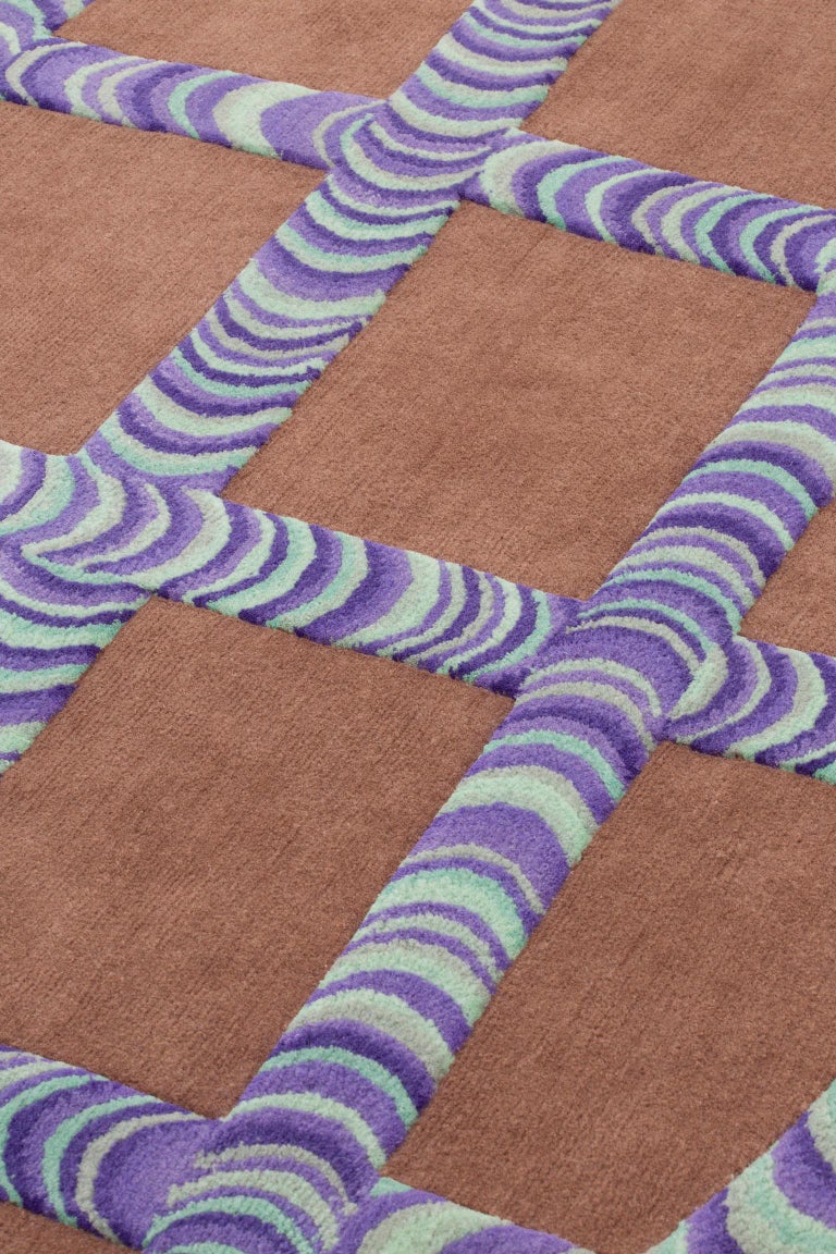 cc-tapis Pipeline Round Rug by Patricia Urquiola For Sale at 1stDibs