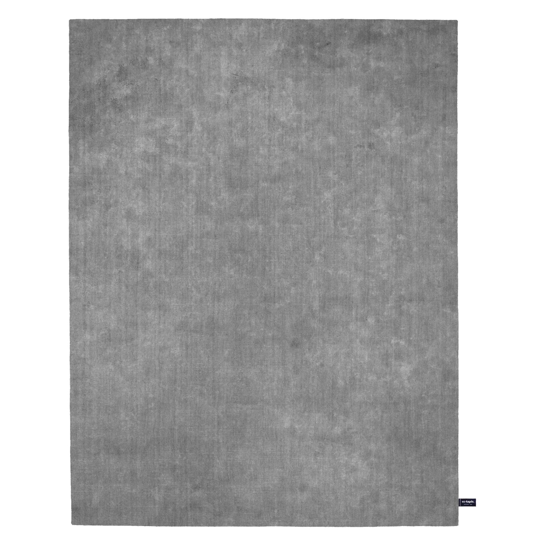 For Sale: Gray (Light Grey) cc-tapis Uni Rug in Linen Normal Pile