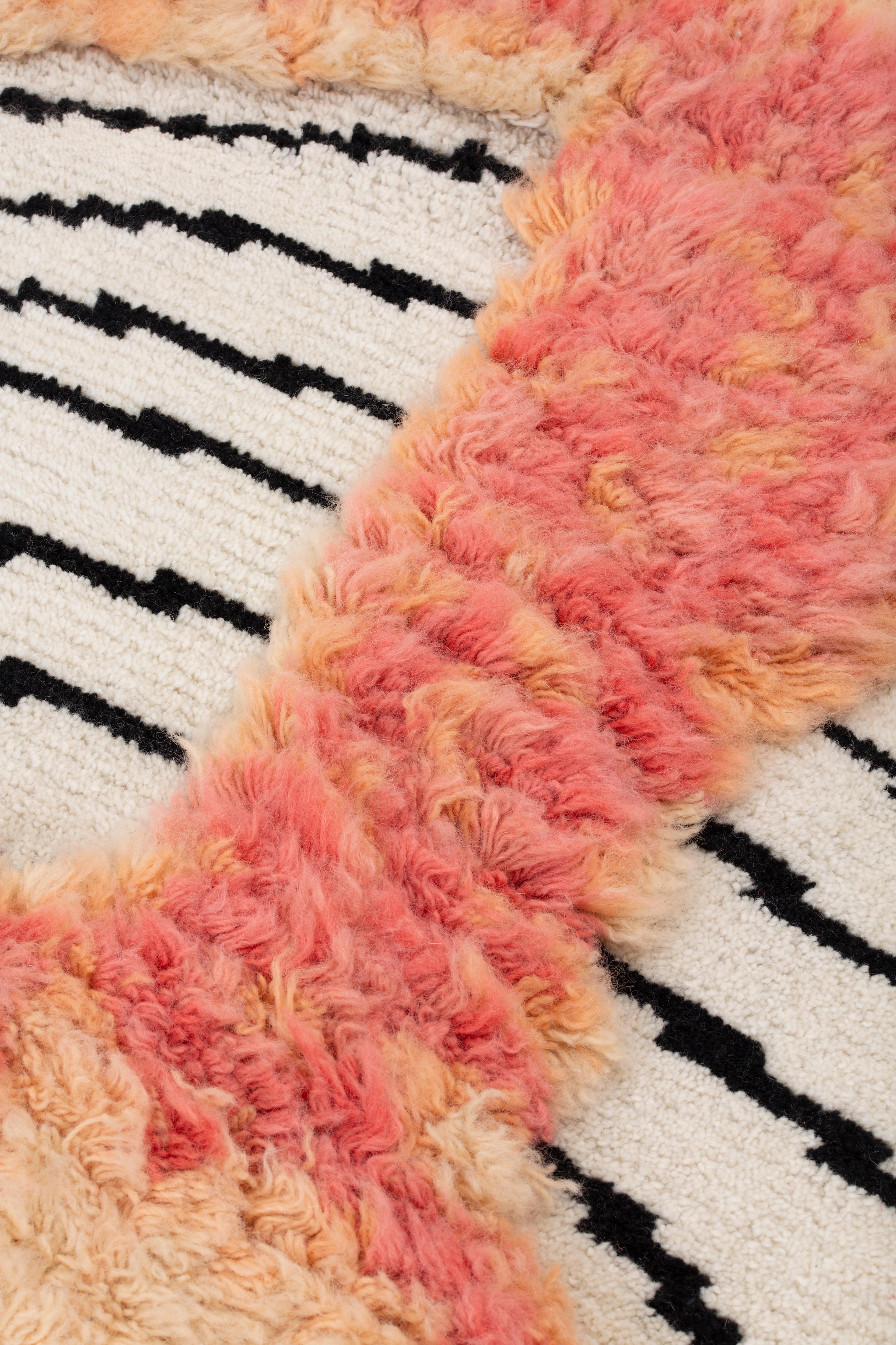 Hand-Knotted cc-tapis Pulse Tempore Collection by Duccio Maria Gambi For Sale
