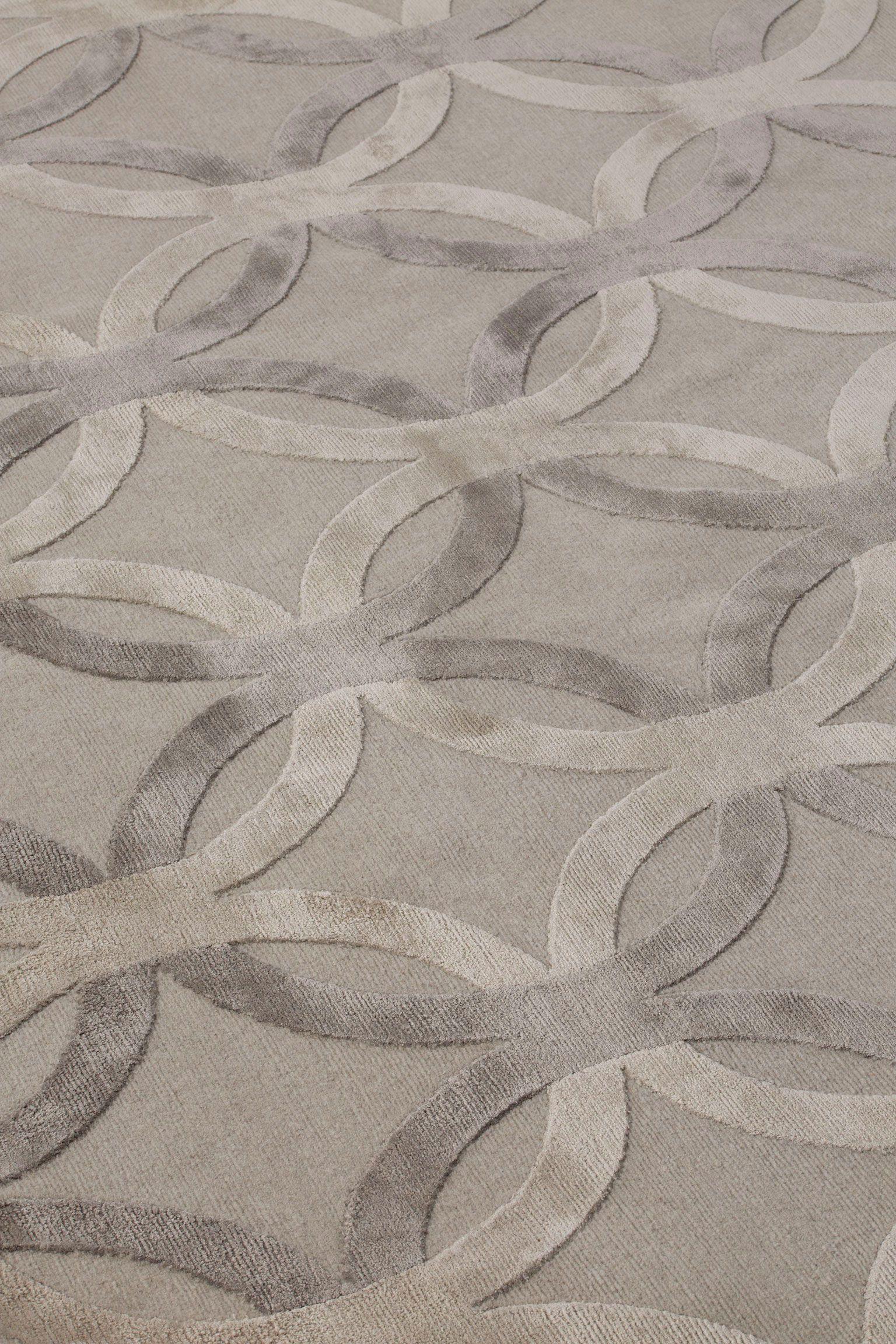 Nepalese cc-tapis Pure Mesh Sleek Rug by cc-tapis Design Lab in vendita