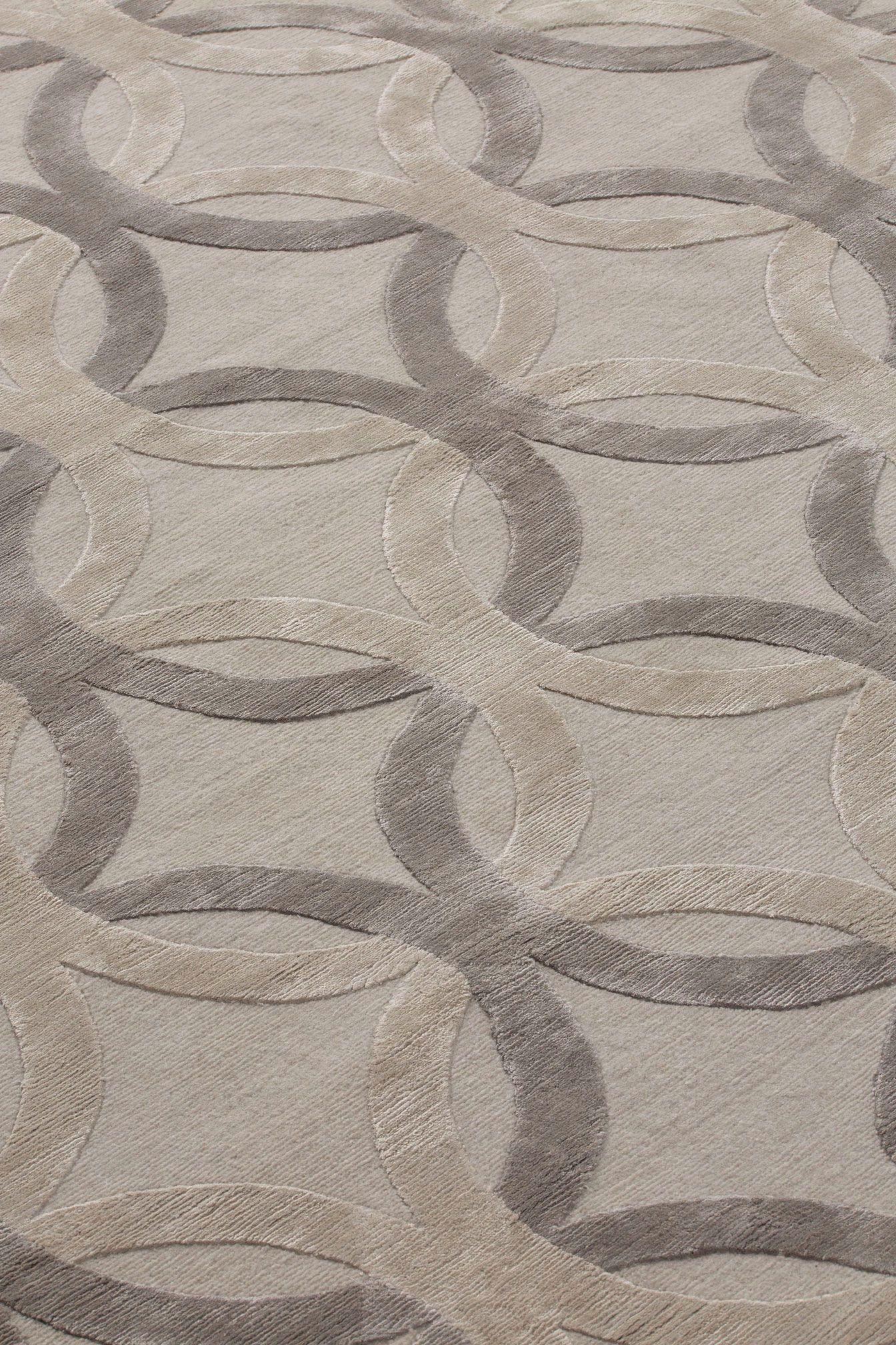 Annodato a mano cc-tapis Pure Mesh Sleek Rug by cc-tapis Design Lab in vendita