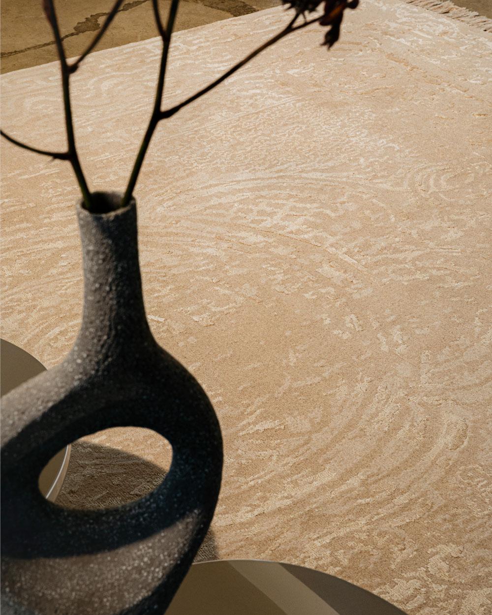 Moderno cc-tapis Pure Trace D'aubusson Full Rug by cc-tapis Desiogn Lab in vendita
