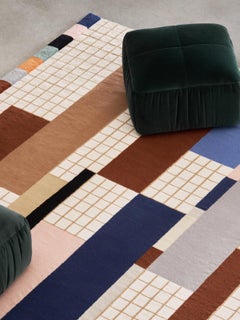 cc-tapis RAAG COLLECTION - RAAG RECTANGULAR GRID 1 handmade rug by  Doshi Levien