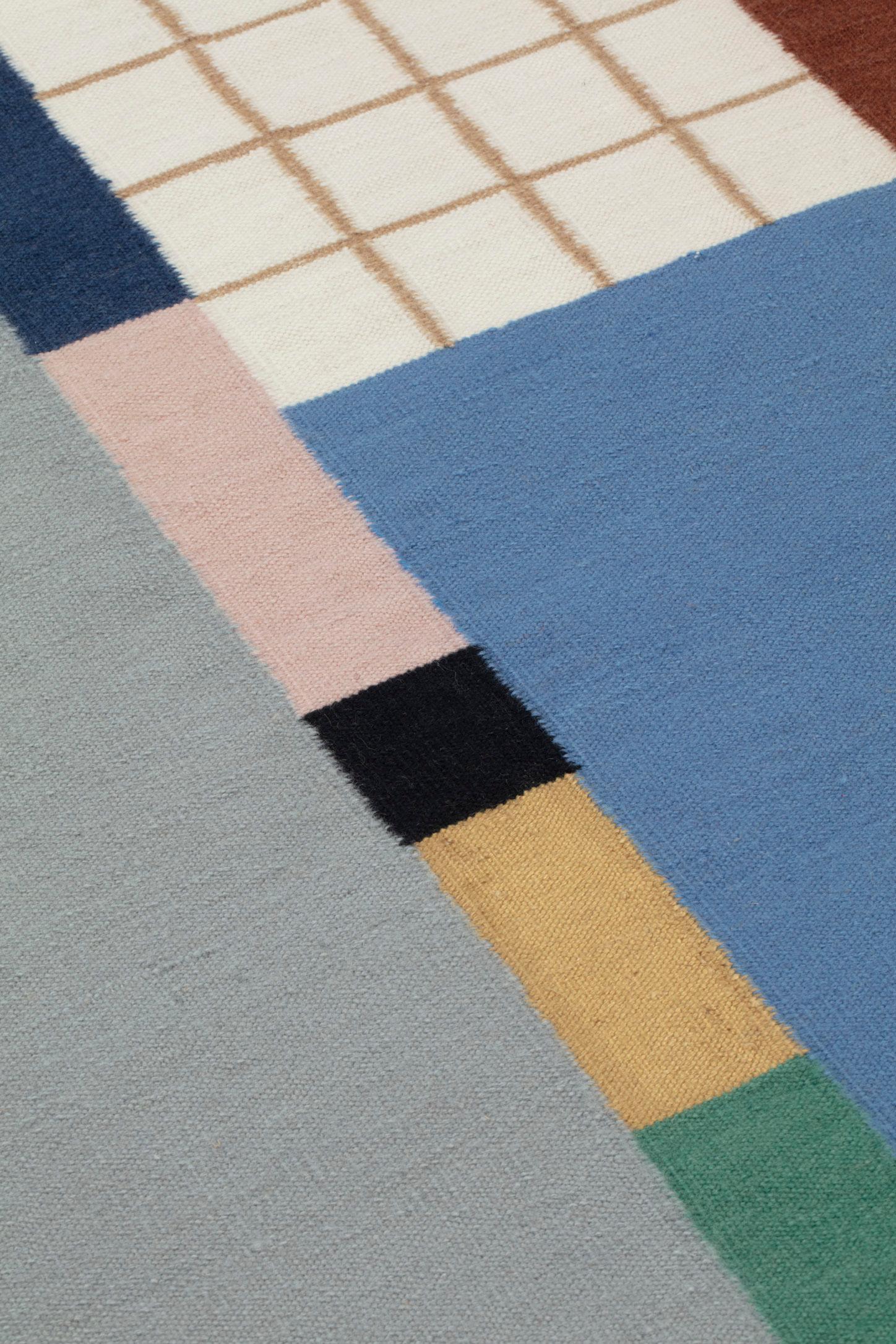 cc-tapis RAAG COLLECTION - RAAG RECTANGULAR GRID 1 tappeto fatto a mano di  Doshi Levien In condizioni Nuovo in vendita a Brooklyn, NY