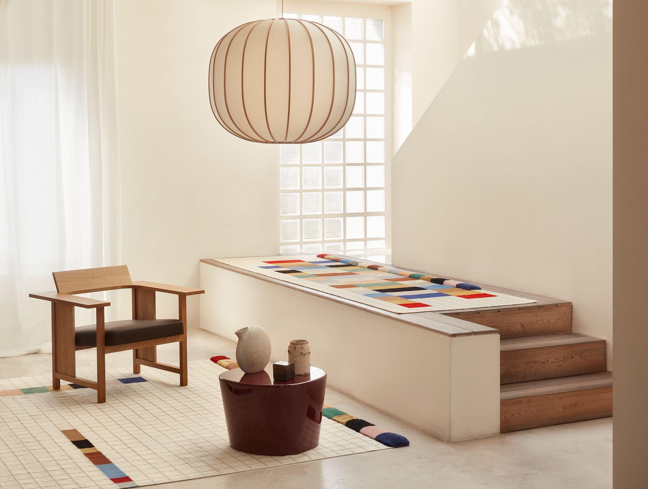 cc-tapis Raag Collection - Tappeto RAAG RECTANGULAR GRID 2 fatto a mano di  Doshi Levien in vendita 1